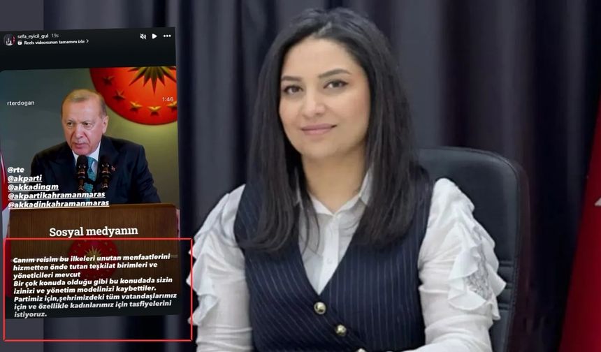 AKP Kahramanmaraş Kadın Kolları Başkan Yardımcısı istifa etti: Cumhurbaşkanı Erdoğan’a seslendi