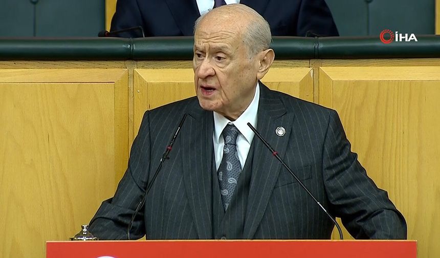 Devlet Bahçeli'den CHP'nin kürsü işgaline tepki!