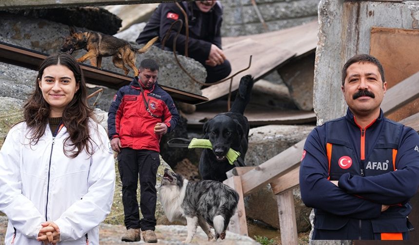 Evdeki köpekler afet kahramanı oluyor