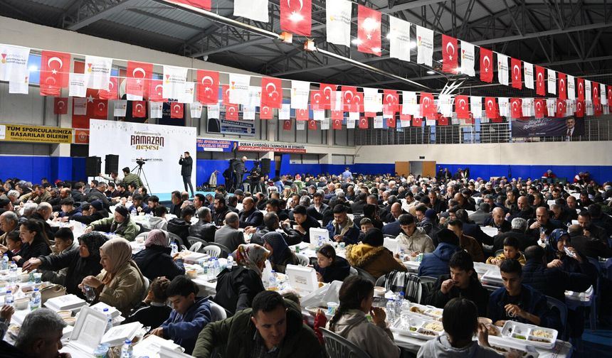 İlçemde İftar Var programı Türkoğlu'nda başladı