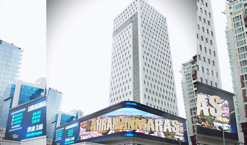 İletişim Başkanlığı, Kahramanmaraş çalışmalarını dijital ekrana taşıdı