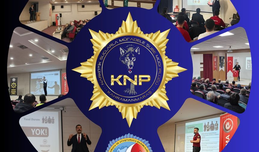 Kahramanmaraş Emniyeti Vatandaşları Narkotik Konusunda Bilgilendirdi