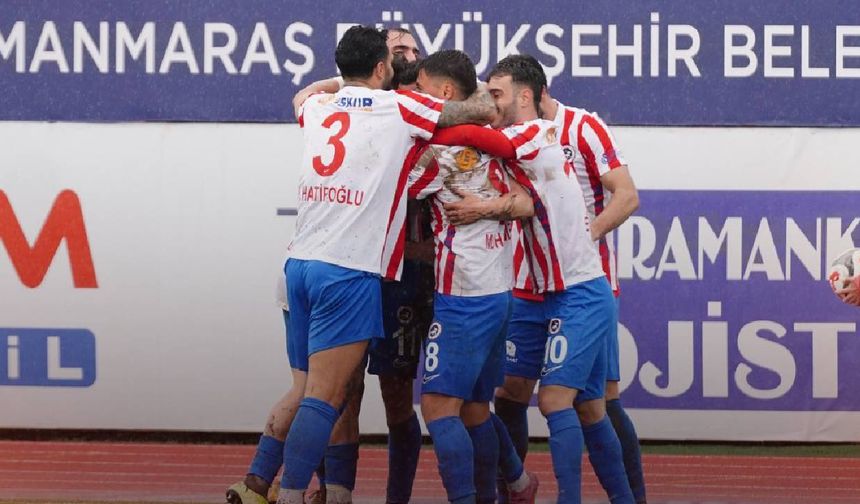 Kahramanmaraş İstiklalspor liderlik maçını farklı kazandı