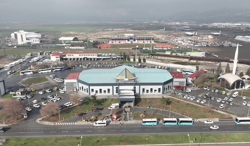 Kahramanmaraş Otogarı 2025’te araç trafiği rekoru kırdı!