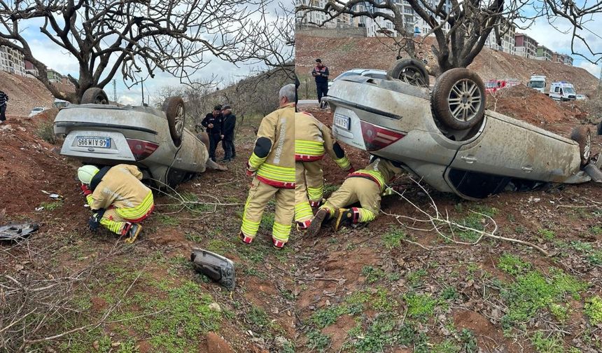 Kahramanmaraş Türkoğlu’nda yaralılar araçta sıkıştı