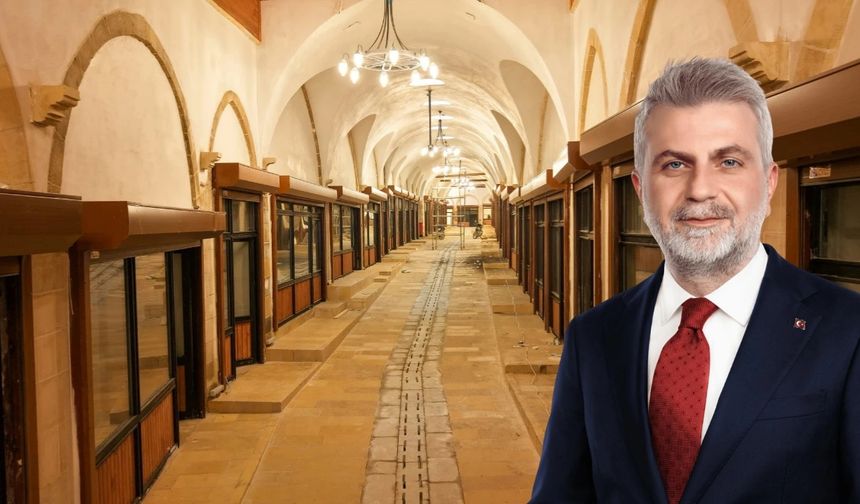 Kahramanmaraş’ın Tarihi Kapalı Çarşı’sı için son hazırlıklar yapılıyor