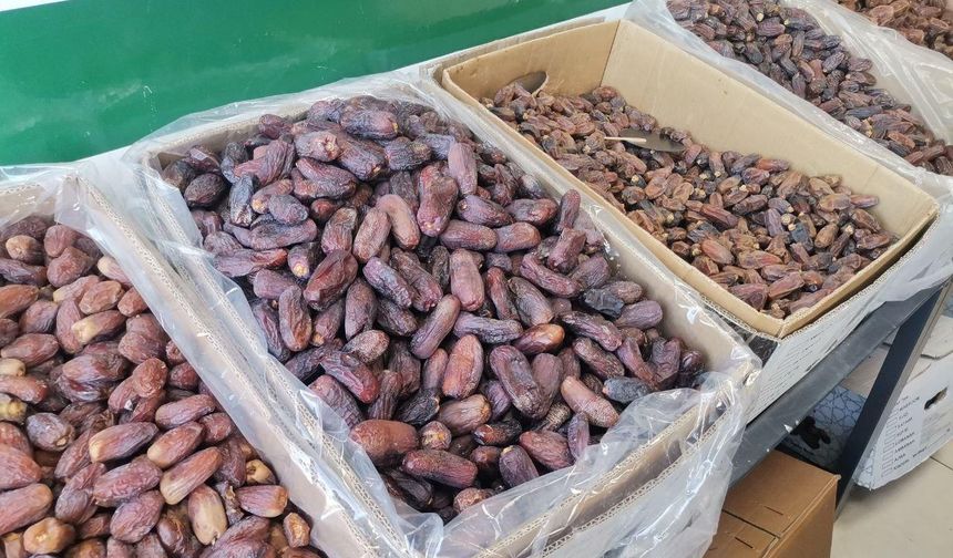 Kahramanmaraş’ta 27 çeşit hurma, iftar sofraları için hazır