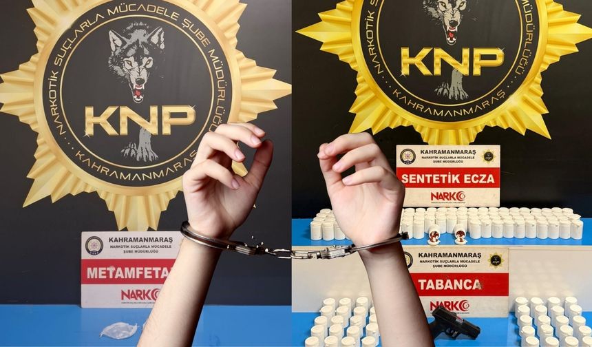 Kahramanmaraş’ta 7 bin sentetik hap ele geçirildi: 3 kişi tutuklandı