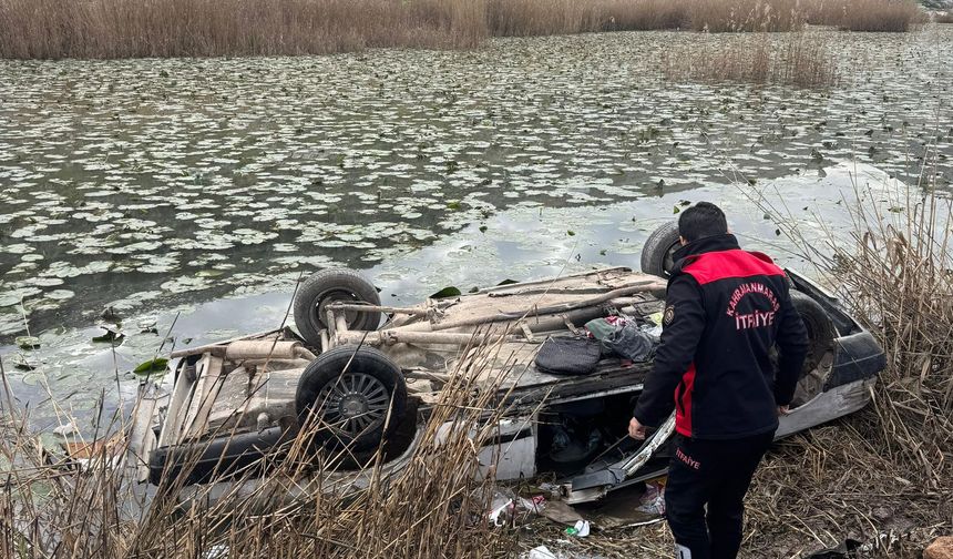 Kahramanmaraş'ta Araç Dereye Uçtu, 1 Ölü