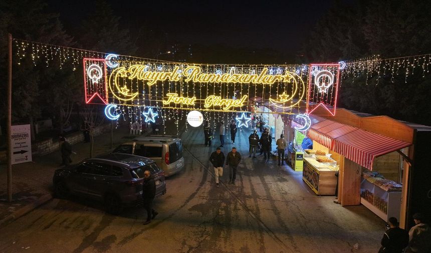 Kahramanmaraş’ta Ramazan Sokağı’nda renkli görüntüler