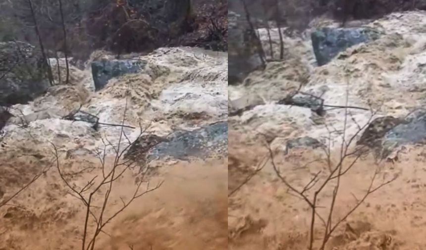 Kahramanmaraş’ta Sağanak Sonrası Dereler Taştı