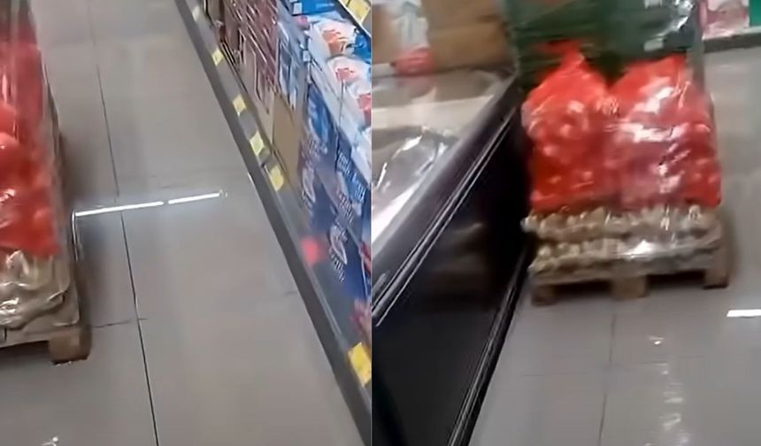 Kahramanmaraş’ta Zincir Marketi Su Bastı