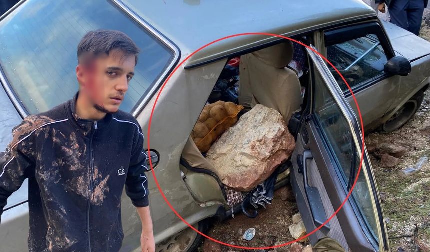 Kahramanmaraş’taki kaya parçası kazasında yaralılar var