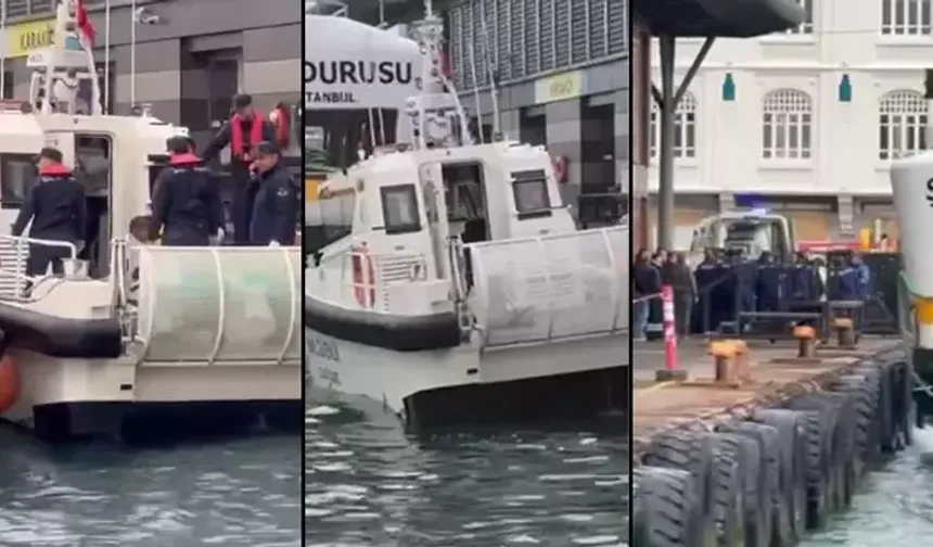 Karaköy'de denizde kadın ces*di bulundu