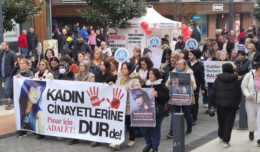 Ormanlık Alanda Öldürülen Kadın İçin Kahramanmaraş Caddesi’nde Adalet Yürüyüşü