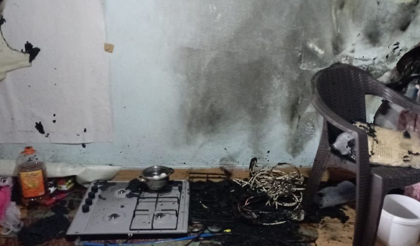 Yahya Kemal Mahallesi’nde Ev Alevler İçinde Kaldı