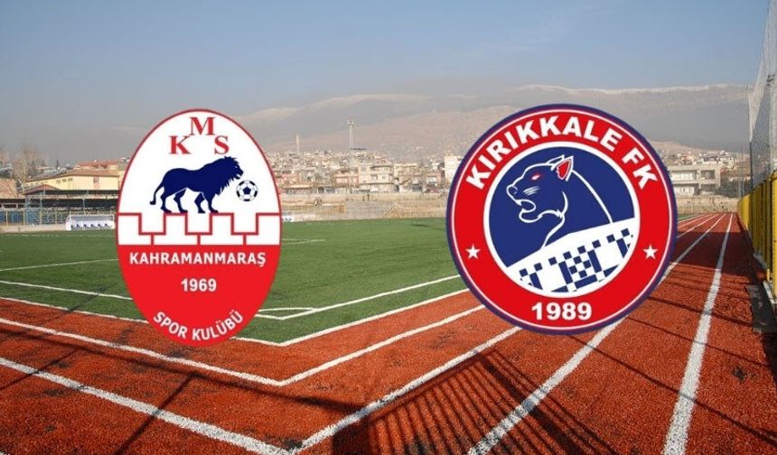 Kahramanmaraşspor - Kırıkkalespor maçı ne zaman, saat kaçta, hangi kanalda?
