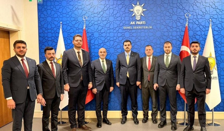 AK Parti Kahramanmaraş heyeti Ankara’da! Eyüp Kadir İnan ile kritik görüşme