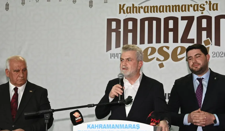 Göksun’da iftar programında milyarlık yatırım açıklaması