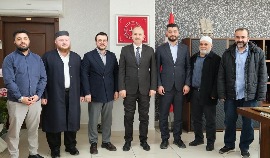 Ülfet Vakfı’ndan İl Müftüsü Güller’e hayırlı olsun ziyareti