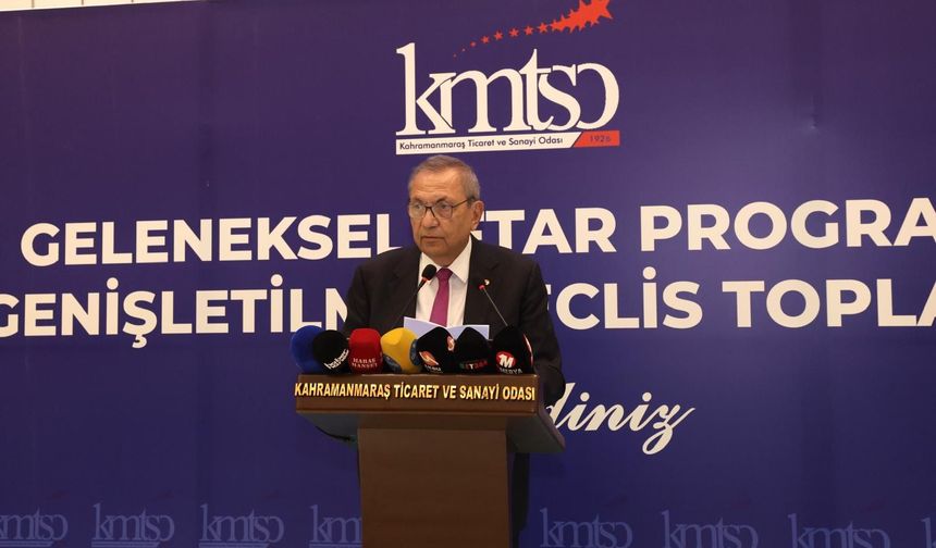 KMTSO Meclis Başkanı Öksüz’den ekonomi reçetesi: İsrafı bitirip üretime odaklanmalıyız