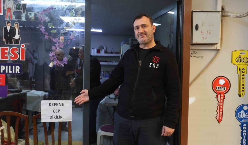 Cimrilere mesaj: "Kefene cep dikilir" yazısıyla ilgi odağı oldu