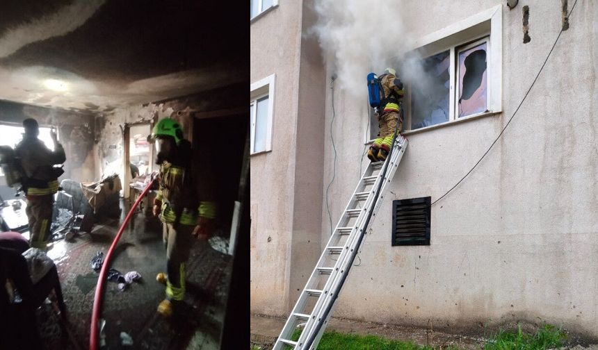 Kahramanmaraş Dulkadiroğlu’nda Korkutan Ev Yangını!