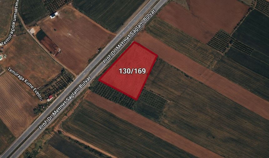 Kahramanmaraş Göksun’da 7 bin metrekare tarla icradan satışa çıkarıldı