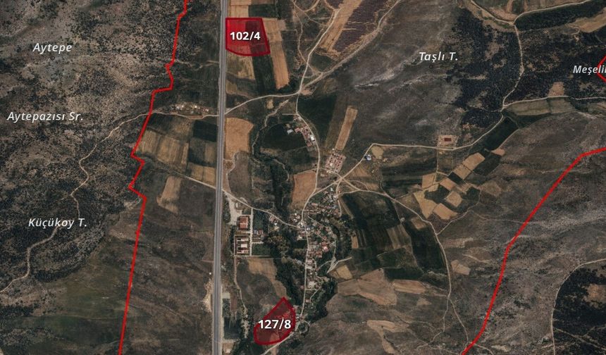 Kahramanmaraş Göksun’da iki tarım arazisi icradan satışa çıkarıldı