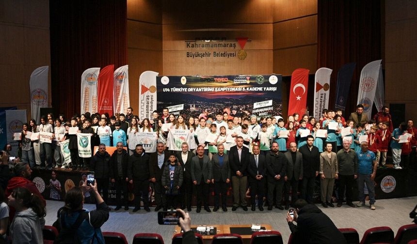 Kahramanmaraş oryantiring şampiyonasına ev sahipliği yaptı