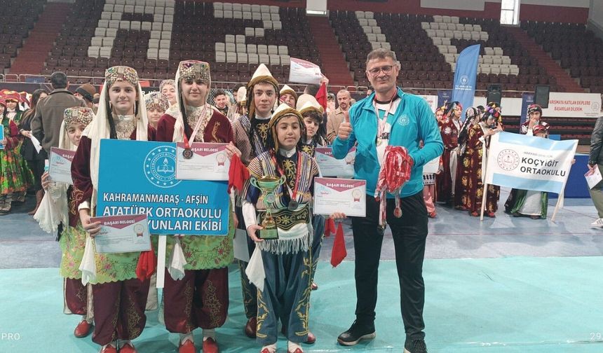 Kahramanmaraşlı öğrenciler Türkiye Finalleri'ne katılmaya hak kazandı