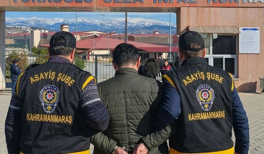 Kahramanmaraş’ta 19 yıl hapisle aranan şahıs polisten kaçamadı!