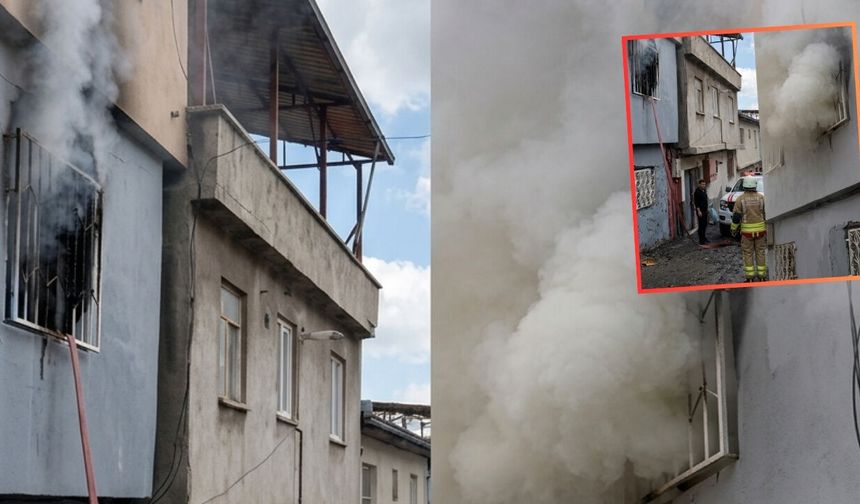 Kahramanmaraş'ta alevler evi sardı! İtfaiye son anda yetişti