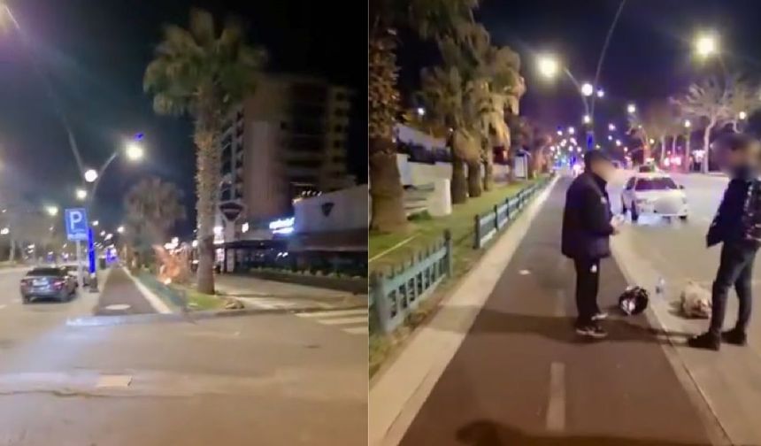 Kahramanmaraş’ta bir kişi palmiye ağaçlarını ateşe verdi