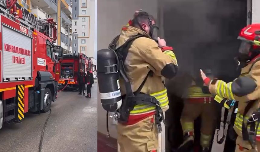 Kahramanmaraş’ta Depo Yangını: Alevler Kısa Sürede Söndürüldü