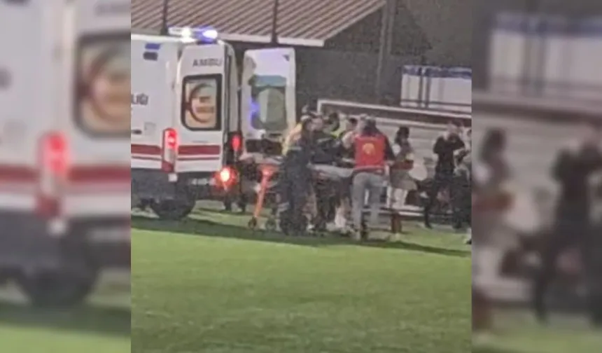 Kahramanmaraş'ta futbolcunun köprücük kemiği kırıldı