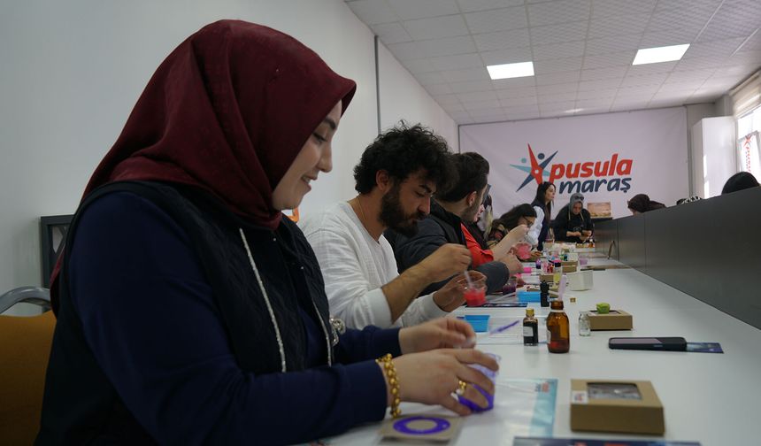 Kahramanmaraş’ta Gençler Doğal Sabun Atölyesinde Yaratıcılıklarını Konuşturdu