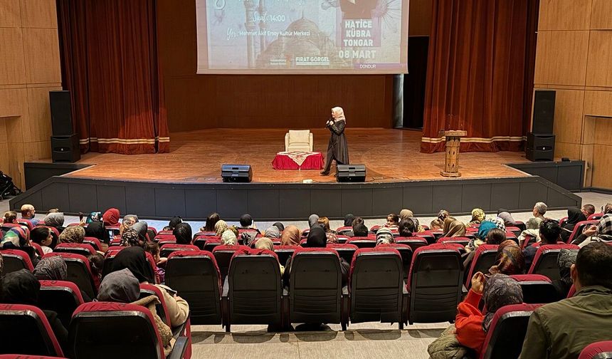 Kahramanmaraş’ta Kadınlar Günü’nde anlamlı söyleşi