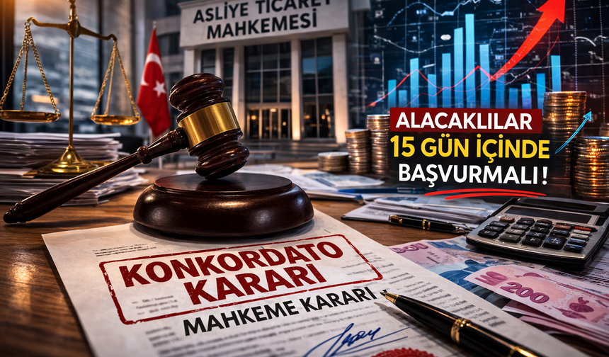 Kahramanmaraş’ta Konkordato Süreci Sona Erdi:  Alacaklılar 15 Gün İçinde Bildirmeli