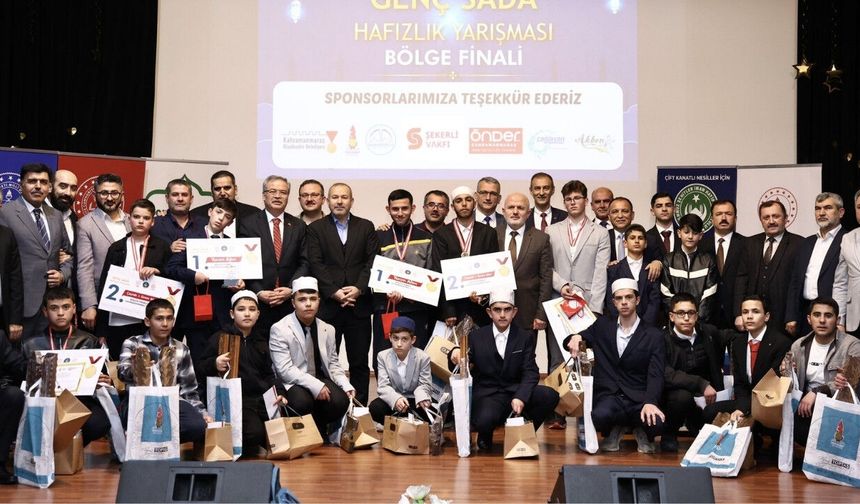 Kahramanmaraş'ta Kur'an ziyafeti! Genç hafızlar bölge finalinde yarıştı