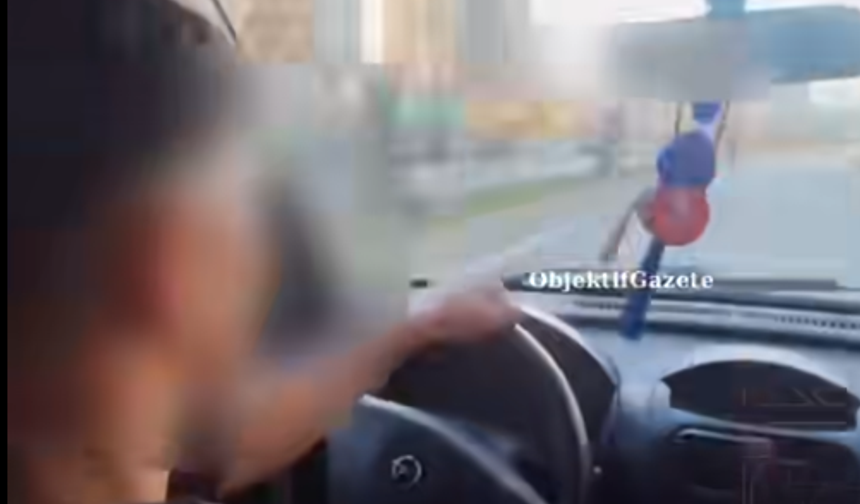 Kahramanmaraş’ta Trafiği Tehlikeye Atıp Videoya Çekti