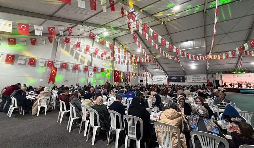 Kahramanmaraş Ekinözü’nde büyük iftar buluşması!