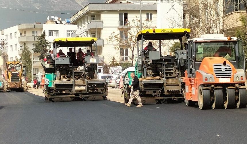 Kahramanmaraş’ta Cadde ve Sokaklar Yenileniyor