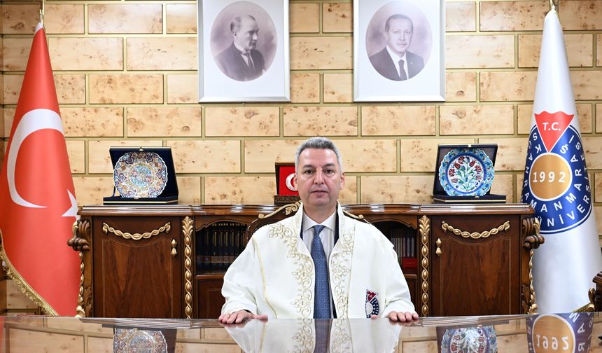 KSÜ'de yeni dönem! Prof. Dr. Okumuş görevine başladı