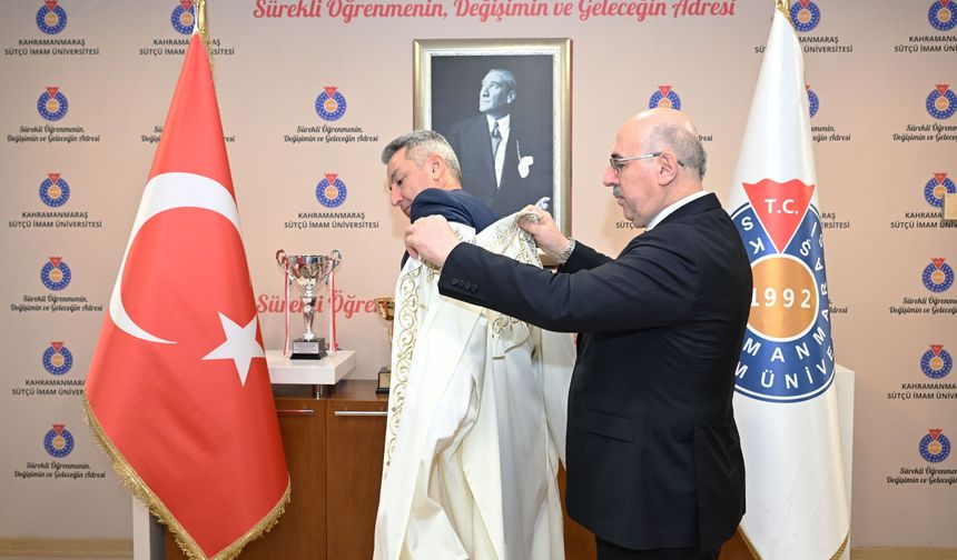 KSÜ’de Rektörlük Değişimi: Okumuş Görevi Devraldı