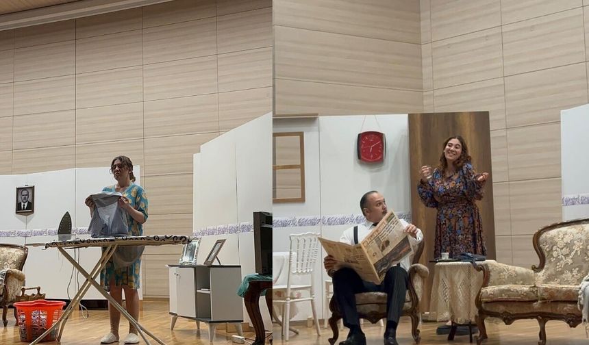 KSÜ’de “Saklı Çamaşırlar” tiyatro oyunu sahnelendi