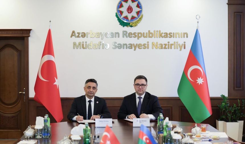 SSB ve Azerbaycan Savunma Sanayisi Bakanlığı arasında iş birliği sözleşmesi imzalandı
