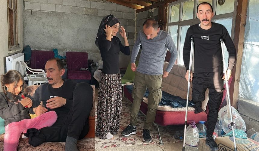 Burdur’da duygulandıran hikâye! Kızı için ayağa kalktı protez bacağına kavuştu