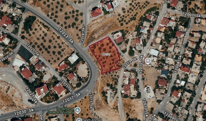 Dulkadiroğlu'nda mahkemeden satılık 2.300 metrekare bağ!