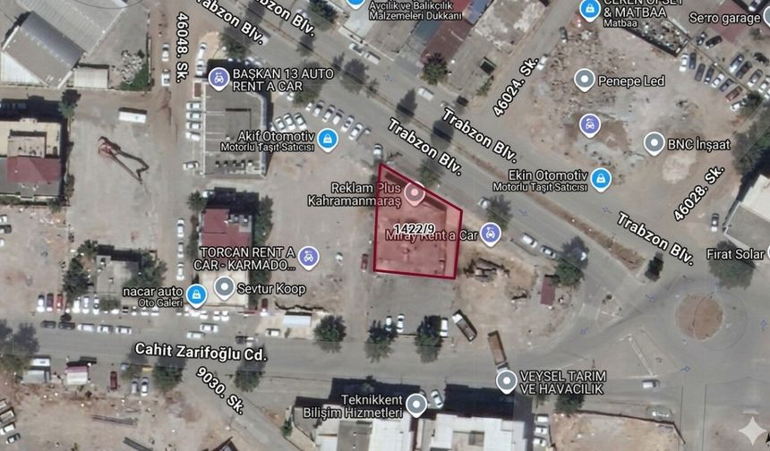 Kahramanmaraş Dulkadiroğlu’nda icradan satılık iş yeri! Fiyatı 32 milyon TL